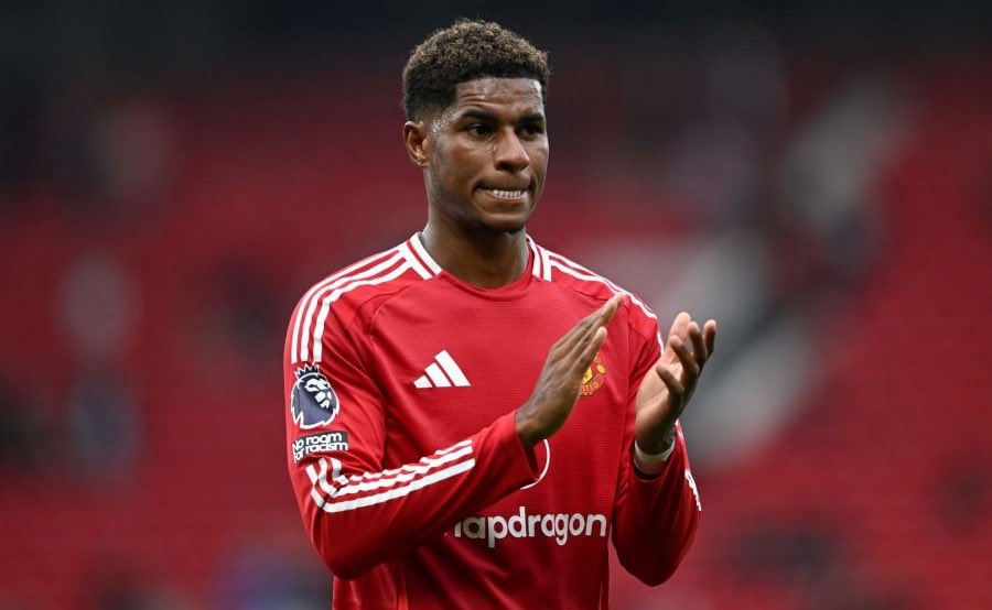 mufcytp's tweet photo. Describe Marcus Rashford’s performance in ONE word. https://t.co/AfSmn4yXbY