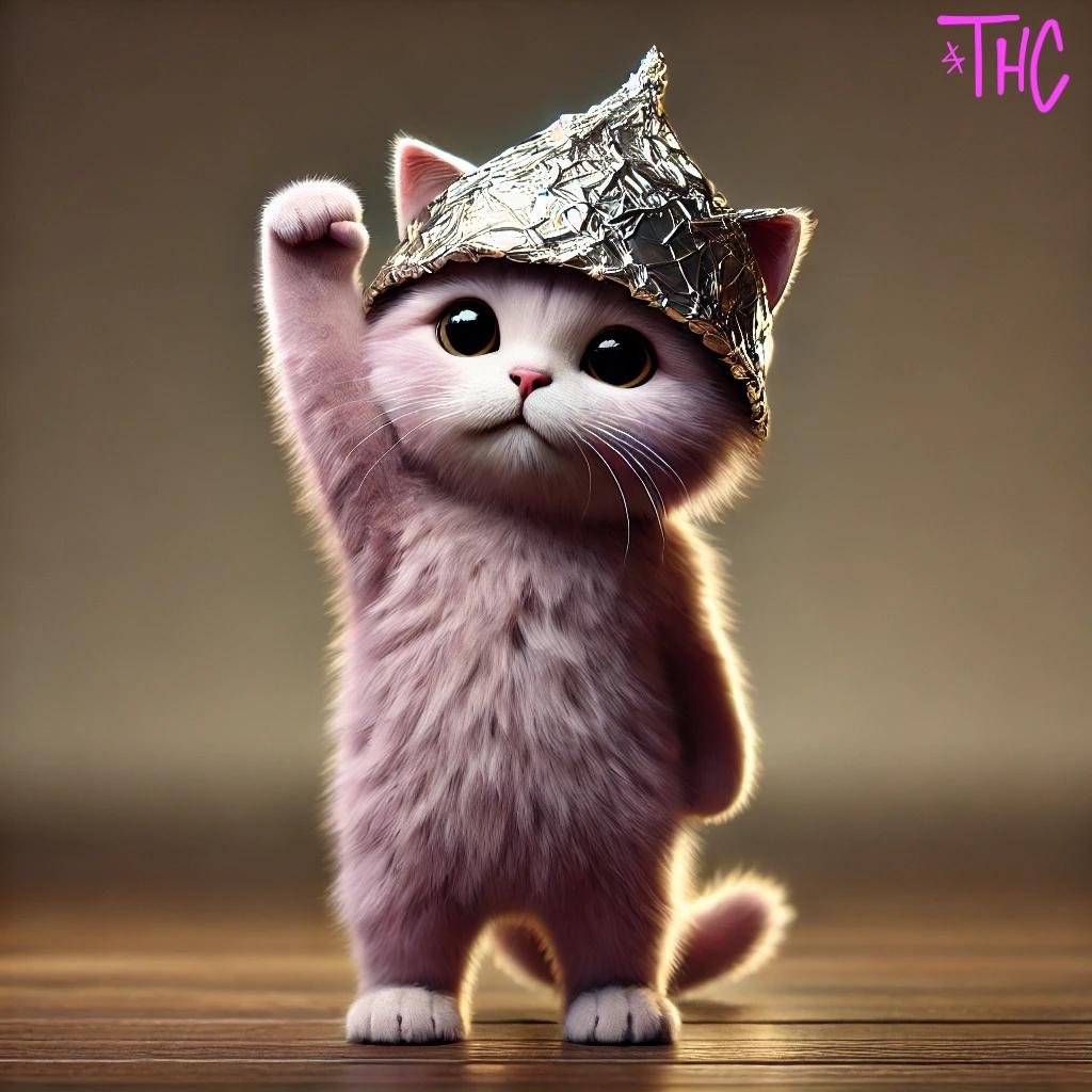 NickNoTokens's tweet photo. @artsch00lreject This is why @TinHat_Cat wears his tin foil hat. We must protect our minds! https://t.co/lZCr0ny9xV