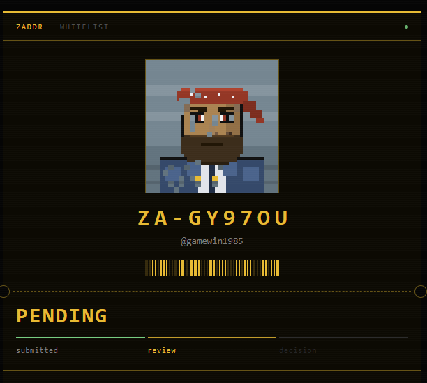 gamewin1985's tweet photo. Thanks @veezytaughtu for the nomination💪💪Ticket ZA-GY97OU

Still hop for me to make it to @zaddrnet https://t.co/1cpM2Xkawz
