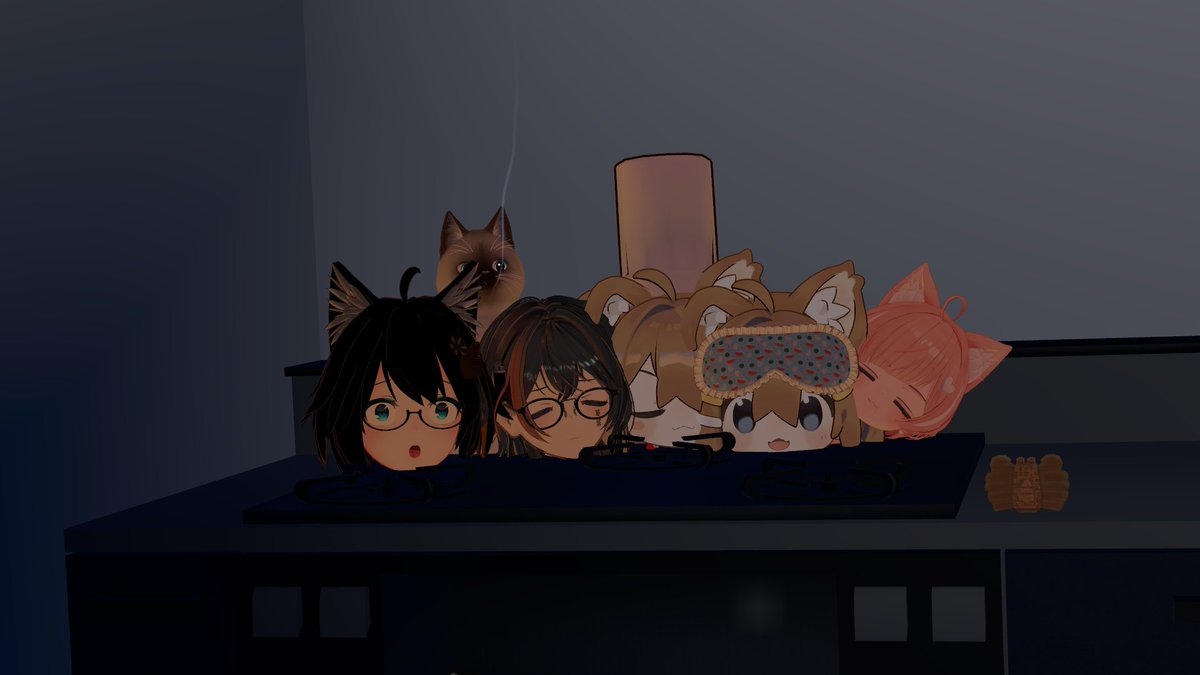 nicenasomething's tweet photo. やぁみんな！元気でやっているかい？2ヶ月ぶりくらいにVRCで他者と交流をしたぜ。現実は無常だぜ。激推しがどんどん弱まってきているぜ。そんな時には外に出てみるんだぜ。折角の連休だしね。そうすれば新しい激推しが見つかるはずだぜ。雨なんて気にしない！ビバ激推し！　＃コンロ集会 https://t.co/N1RZaqrlCN