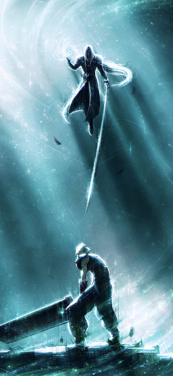 TylorHepnerArt's tweet photo. Cloud vs. Sephiroth Wallpaper✨ https://t.co/qI9wHa9GKH