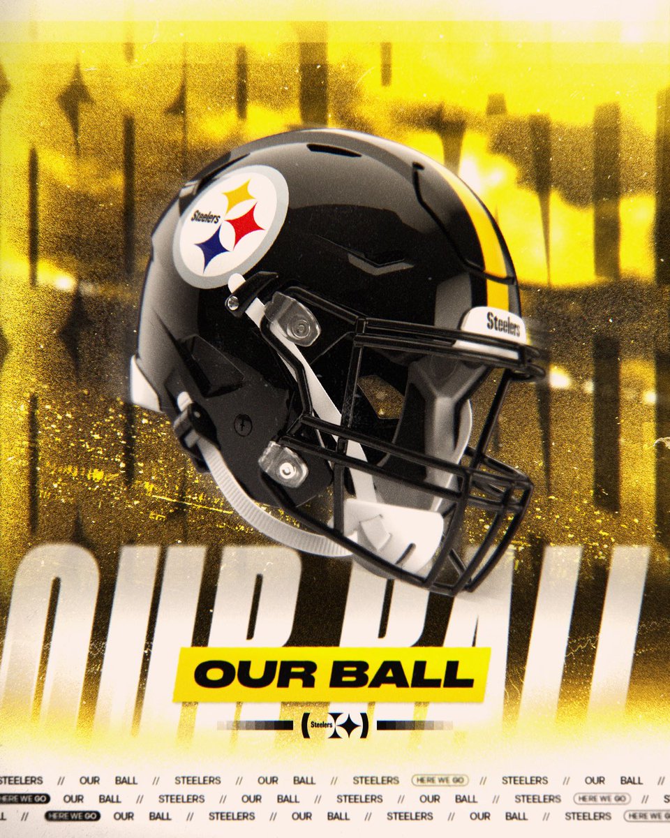 steelers's tweet photo. OUR BALL‼️ https://t.co/7QuI12TABN