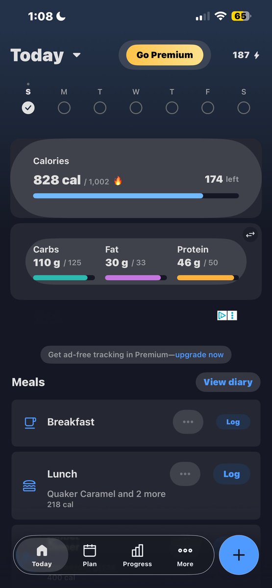 pumpkincal's tweet photo. i changed my goal cals from 1200 to 1000:’) i would do less but i hate the number’s 600-900 https://t.co/lIa6QSjWPO