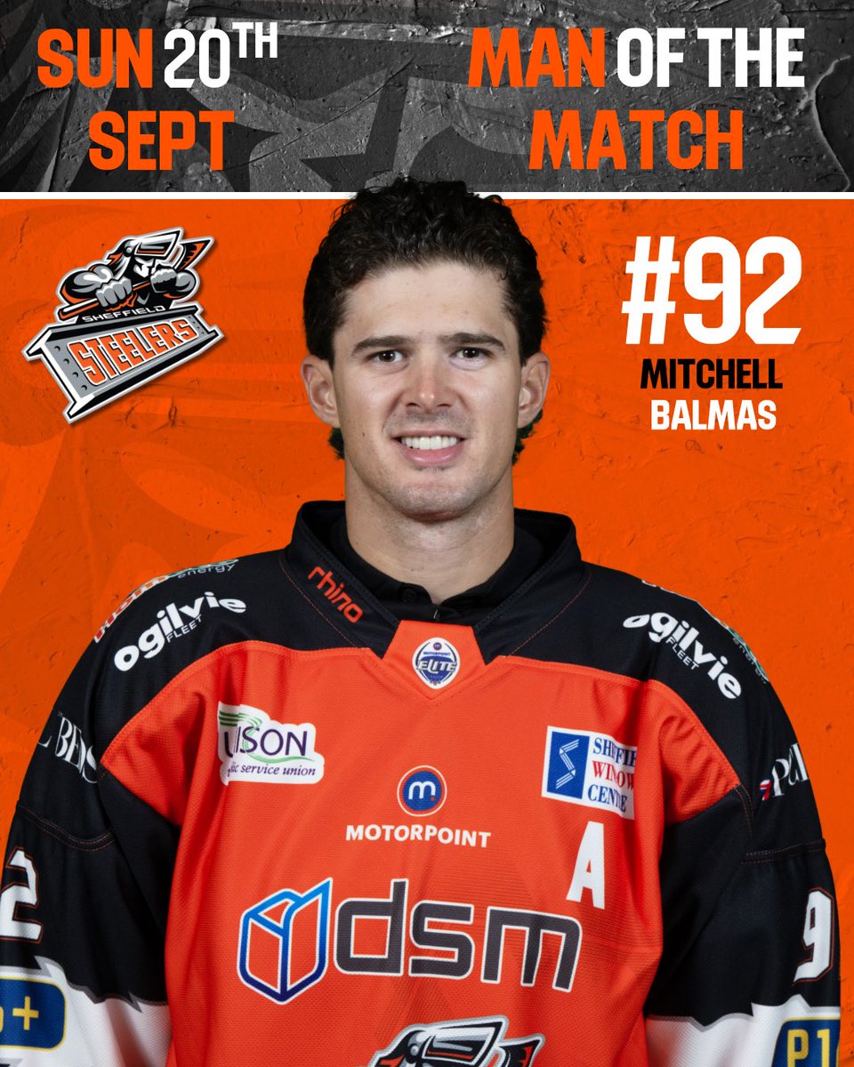 steelershockey's tweet photo. Tonight’s man of the match is…. Mitchell Balmas 🍊🏒 https://t.co/Wo9DdUcm1h