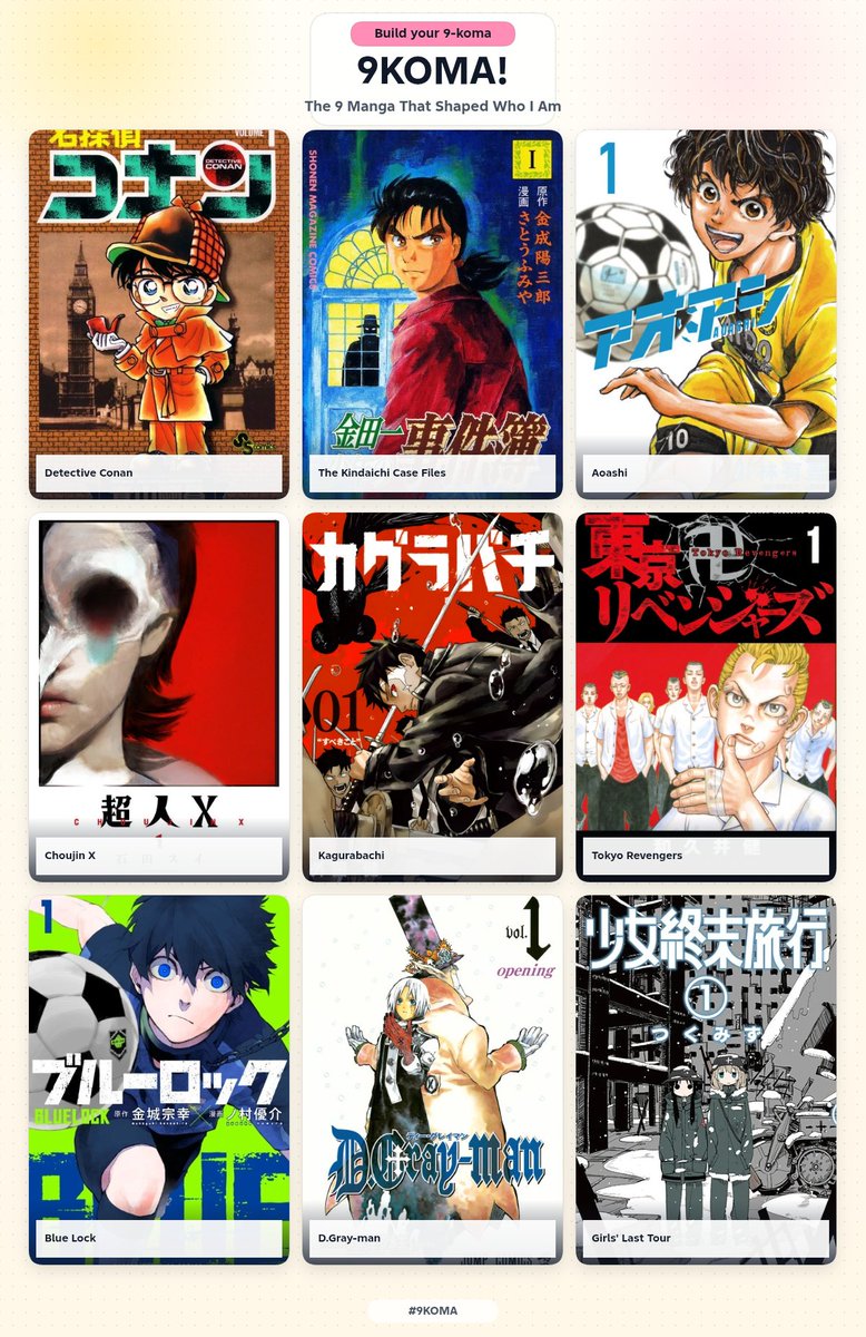 crowstrife's tweet photo. my takes on anime, manga, and game that shaped who i am (iya animenya 2 kali) (gak bisa milih) https://t.co/0Pg3ufJ5BT