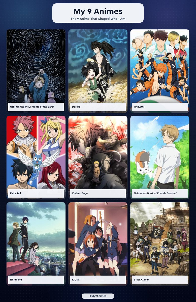 crowstrife's tweet photo. my takes on anime, manga, and game that shaped who i am (iya animenya 2 kali) (gak bisa milih) https://t.co/0Pg3ufJ5BT