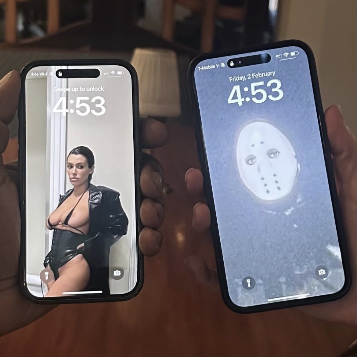 YeTimes's tweet photo. When Ye and Bianca had matching wallpapers (2024) https://t.co/lpiQgXziKX