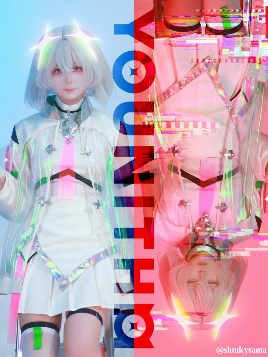 sluukysama's tweet photo. =はじめまして、プレイヤーさんっ！
🌐……
=超えて見せてね、プレイヤーさん
#CHUNITHM #cospaly https://t.co/AgMjxCcJf1