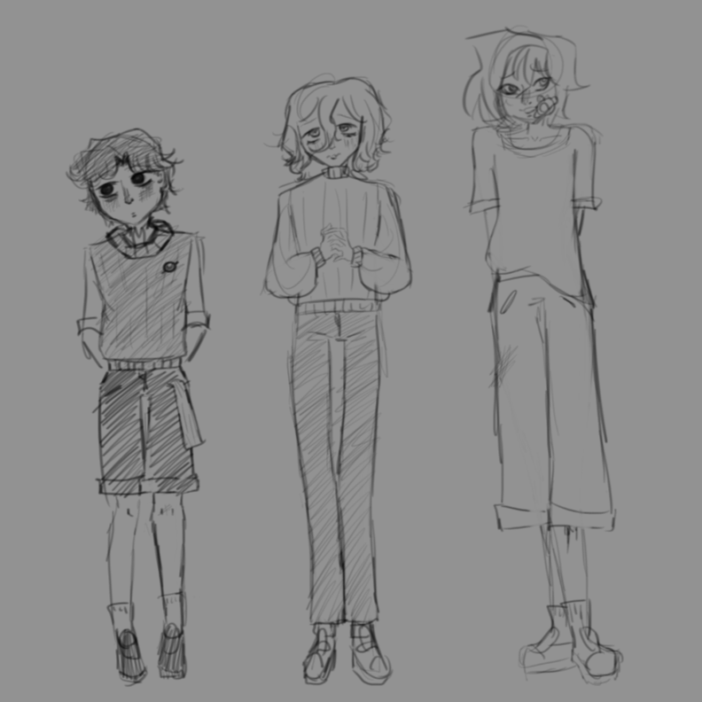 tsundaeSTAR's tweet photo. more of the kids, Sinclair isn't older than Demian I just imagine that he'd be a freakishly tall kid https://t.co/wgiCILajk7