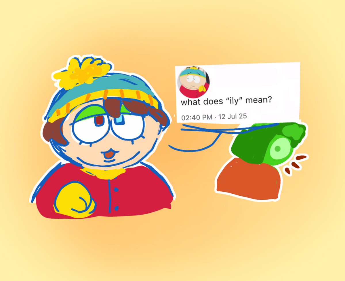 rainbowlaver3's tweet photo. We love jelly Kyle guys #spkyman #kyman #spcartman #spkyle https://t.co/Z3Dv4FccZi