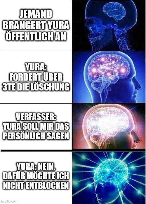 RaidenFubukiVT's tweet photo. Damals machte @YuraYamiDE Memes über mich... jetzt wird er selbst zu Meme.
Wenn du was von mir willst, dann hab auch die Eier es mir persönlich zu sagen!
Auf anderen rumtreten und sie Doxxen kannst du ja auch. https://t.co/QdrBaoWyIS