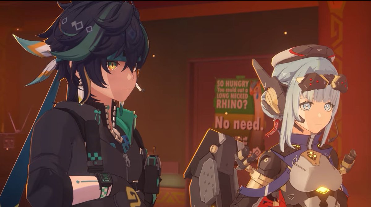 DailyKinfer's tweet photo. MY TWO FAVORITE CHARACTERS Muehehehe (Lets ignore the fact Kinich straight up died like 2 seconds after this) https://t.co/m0yoEsPJYJ