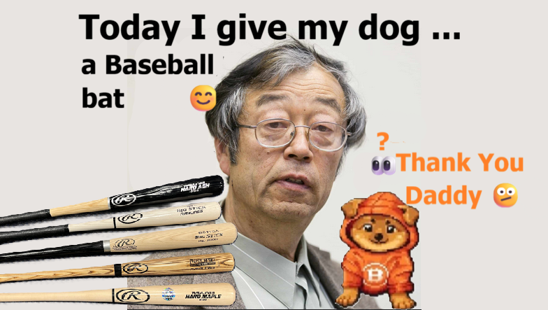 TopDogBitcoin's tweet photo. #Baseball #BaseballBat 😂👇#TodayIgiveMyDog ___🐕‍🦺    $DOG https://t.co/8wGE7YcBKF