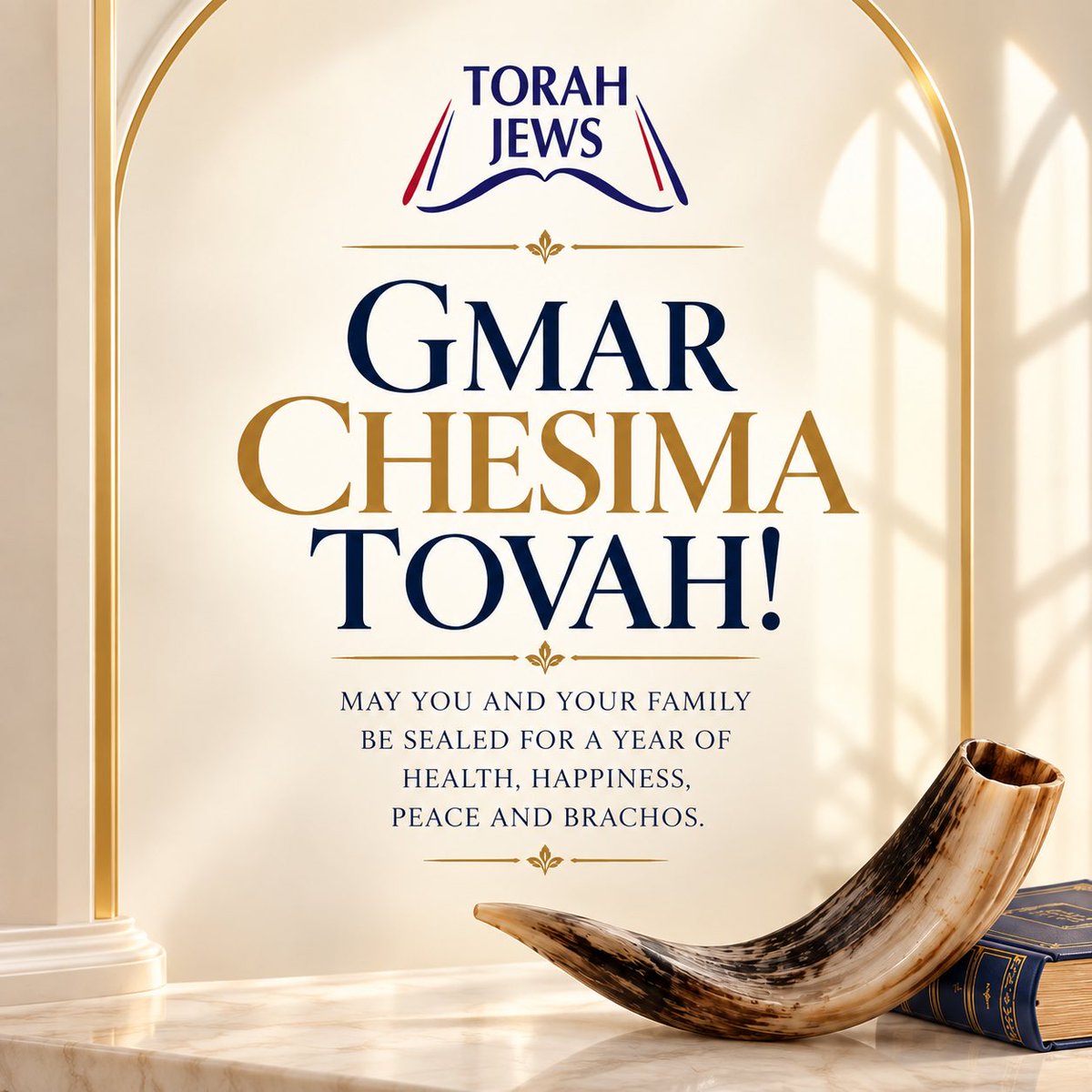 TorahJews's tweet photo. Torah Jews wishes everyone a Gmar Chesima Tovah!

May the new year be a harbinger of peace, stability, and prosperity amongst all of GD’s creations.

May the new year shine into our lives multifaceted blessings and the personal salvation we are waiting for.

May we all have the privilege of serving GD wholeheartedly, with Simcha and Menuchas Hanefesh every single day.

And finally, may we be zocheh to the ultimate Geulah, speedily in our days, when peace will reign throughout the entire world. אמן