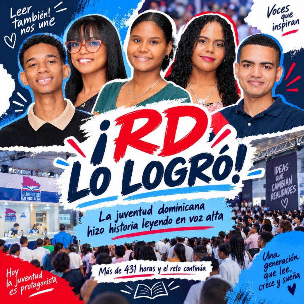 franciacgon's tweet photo. Una vez más República Dominicana, lo logró, seguimos haciendo historia. #JuventudEnVozAlta https://t.co/dB51Hp6zi4