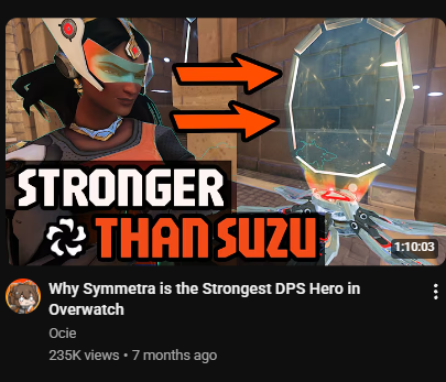 Symmillionaire's tweet photo. I blame this ho for the unneeded symmetra nerf https://t.co/dKJBWpT5mf