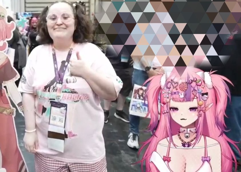 twitchspion's tweet photo. Ein Foto der VTuberin "moogdayo" geht aktuell viral.
Grund dafür ist, dass User die Diskrepanzen zwischen ihr und ihrem Model kritisieren.

>> Es sollte eigentlich wenig überraschen, dass es keine Anime-Figuren im echten Leben gibt.