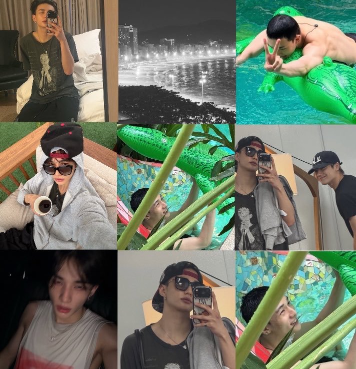 hyunbylix's tweet photo. o tanto de fotinhas que o hyunjin já postou no instagram dele quando tava aqui no brasil🥹 fora todos os discursos lindos que ele e o stray kids já fizeram falando o quanto amam a gente, nosso país, nossa energia, que sentem saudade, que somos incríveis e que querem e vão voltar!! os olhinhos brilhando durante os shows tbm, o amor qje eles emanam enquanto encantam a gente com os shows aqui, sabe as vezes vcs parecem querer esquecer todos esses momentos e falas lindas pq eles não corresponderam às expectativas de vcs e isso é triste demais pq vcs falam os mais absurdos possíveis