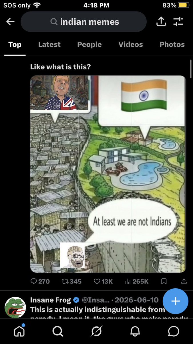 CalebCarter1986's tweet photo. @CTGvvon11 This is like those anti American memes that are just anti India memes reskinned https://t.co/V7BeKbDGLe