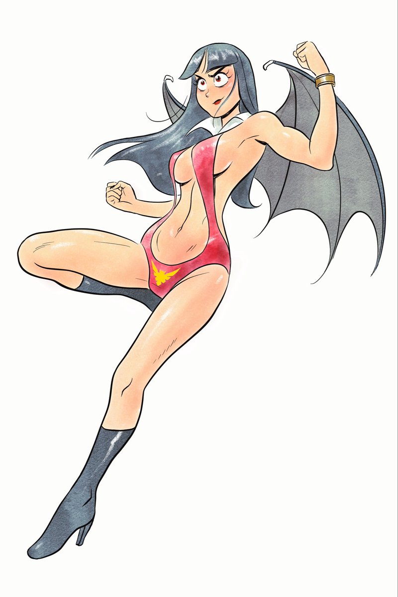 Gnarly_Phat's tweet photo. It’s Vampi!!!!! if you’re into #vampirella you can never be bored because she’s got a ton of her own back magazines, but also a shit ton of crossovers! If you’re a fan, was it a crossover that got you? Should I do more drawings in this style? https://t.co/SZYLKDB0W6