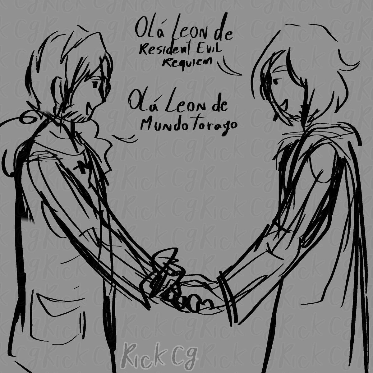 EuSouORickCG's tweet photo. #mundotorajo #residentevil #fanart 
No correlation, mas muitos correlations https://t.co/75TjA4F3CM