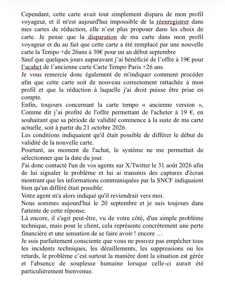 Aliceb15883161's tweet photo. À quel moment le service payé n’est-il plus une obligation pour le transporteur ?
#SNCF #Nomad #TERNormandie #Voyageurs #Usagers #DroitsDesUsagers #Remboursement #Dédommagement #ServiceClient #TransportPublic https://t.co/1qis7Bjg5l