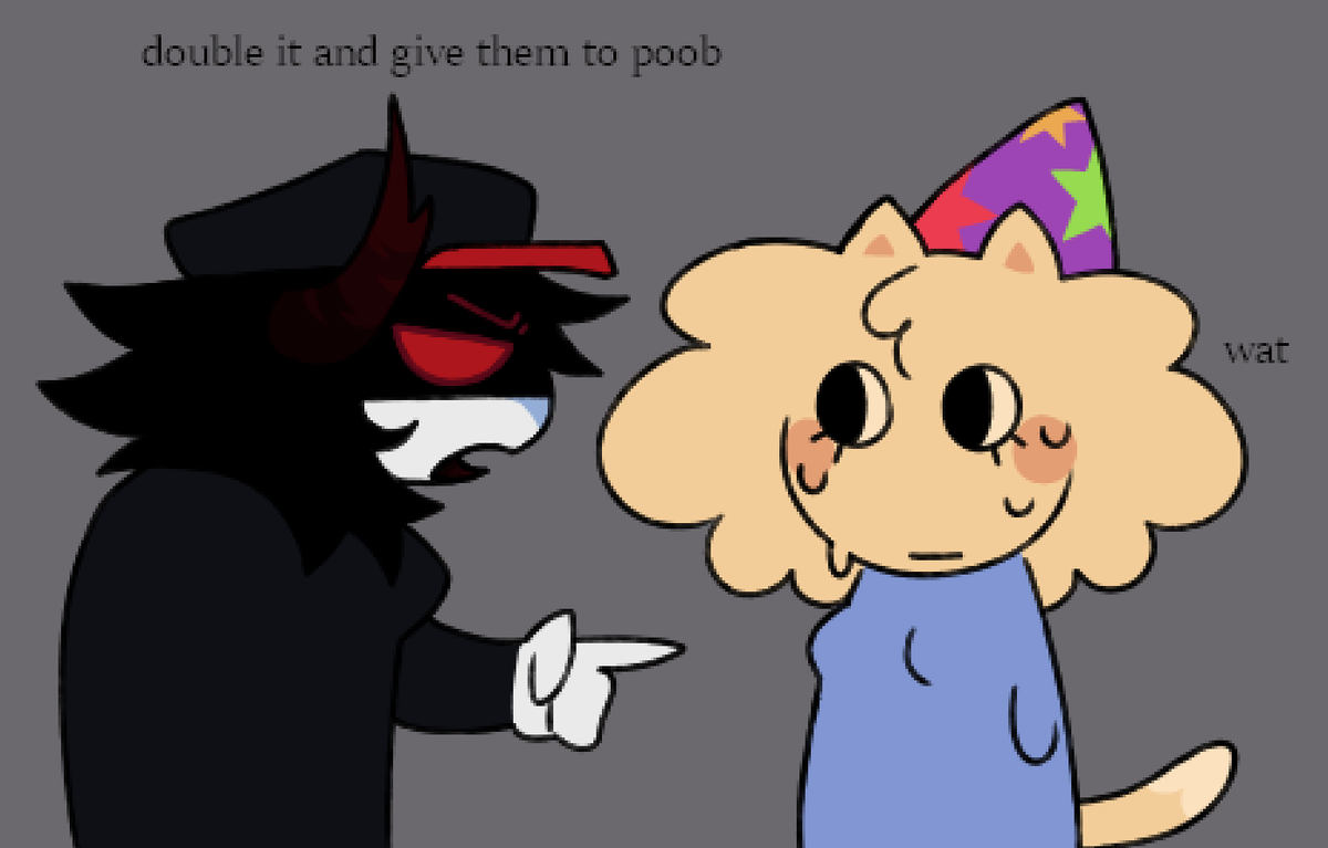 Blueflare132's tweet photo. Based off a stupid inside joke im Sorry. #partybeetle #regretevator i will make something normal in due time https://t.co/xaT2t7JyeR