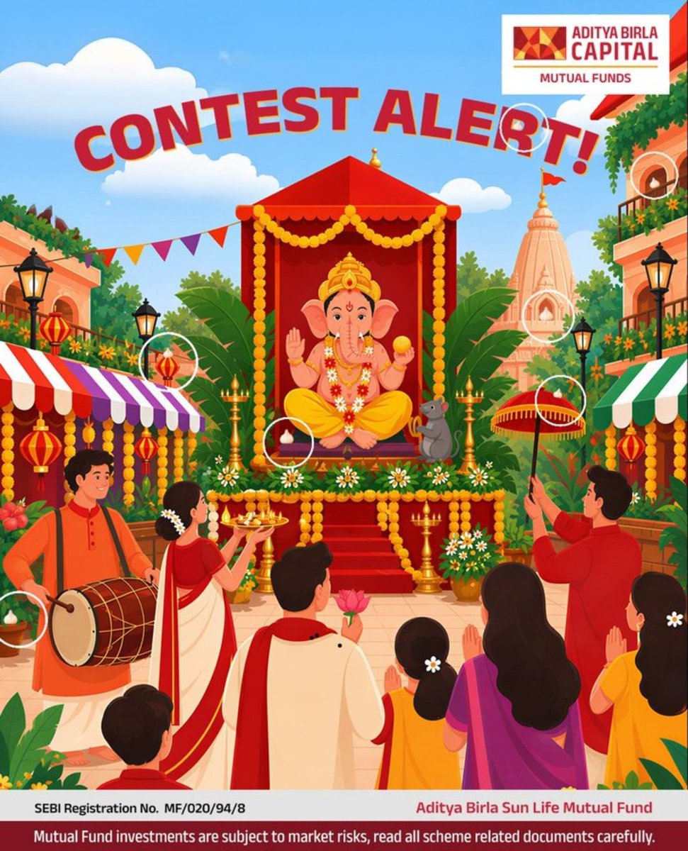 AnubhavAvash's tweet photo. @abslmf Spotted 7 Modaks
#ModakHunt #GaneshUtsav #ContestAlert #ABSLMF
@abslmf
join
@Priyaavni1 @ManishBhalgami1 @RajeshHegdeBlr @anublue30 @Pattu1979 https://t.co/R1RpgjgATQ