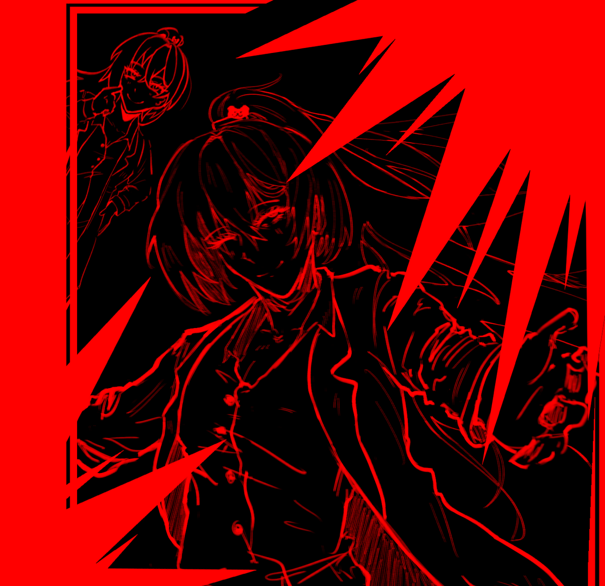 Aseahtism's tweet photo. Returning to my roots for a second [#Lobotomy_corporation #Library_of_Ruina #LimbusCompany] https://t.co/GYZdk6yP6c