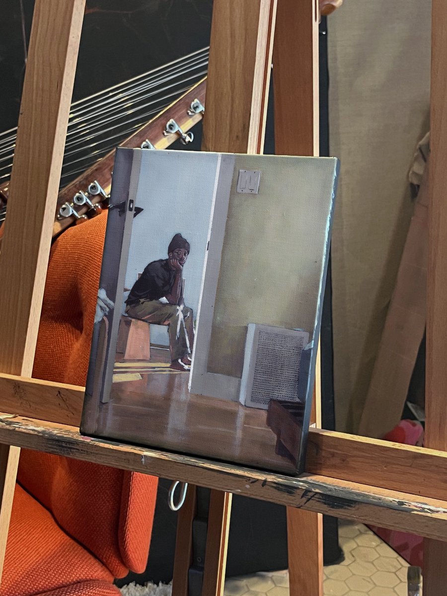 lossapardo's tweet photo. I’ve painted my reflection.. https://t.co/L2C77GnE6R