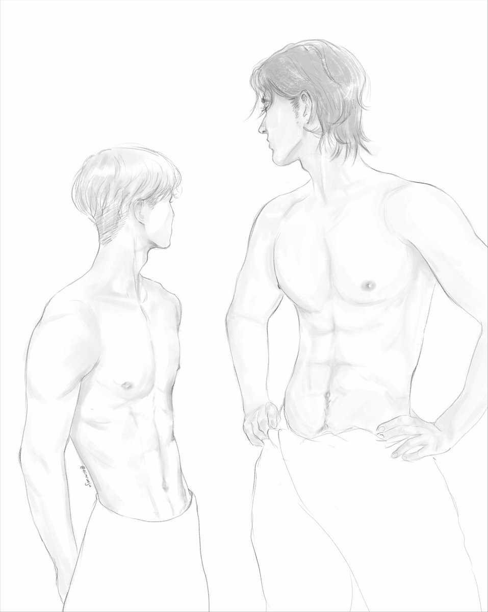 niimraeju's tweet photo. size difference #jearmin https://t.co/9d7PsAcrBd