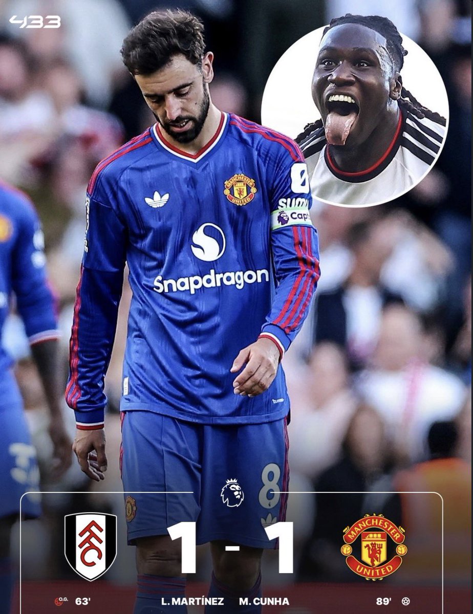 LordZeus_Usulor's tweet photo. 🚨 🎙️ Michael Carrick on Manchester United 1-1 draw against Fulham;

🗣️ "We have to be honest with ourselves today. Fulham were the better side—they overran us in key areas of the pitch and made it really difficult for us to control the game.
We got punished for a moment of poor defending with the own goal from Lisandro, which put us on the back foot. Credit to the boys for reacting and getting back into it through Cunha’s goal, even with the deflection, but the overall performance wasn't where we need it to be.
Right now, we need to look in the mirror and find solutions. It’s clear there are things we need to fix, and we will keep working hard on the training pitch to find a suitable way to start winning these games."
#mufc #FULMUN