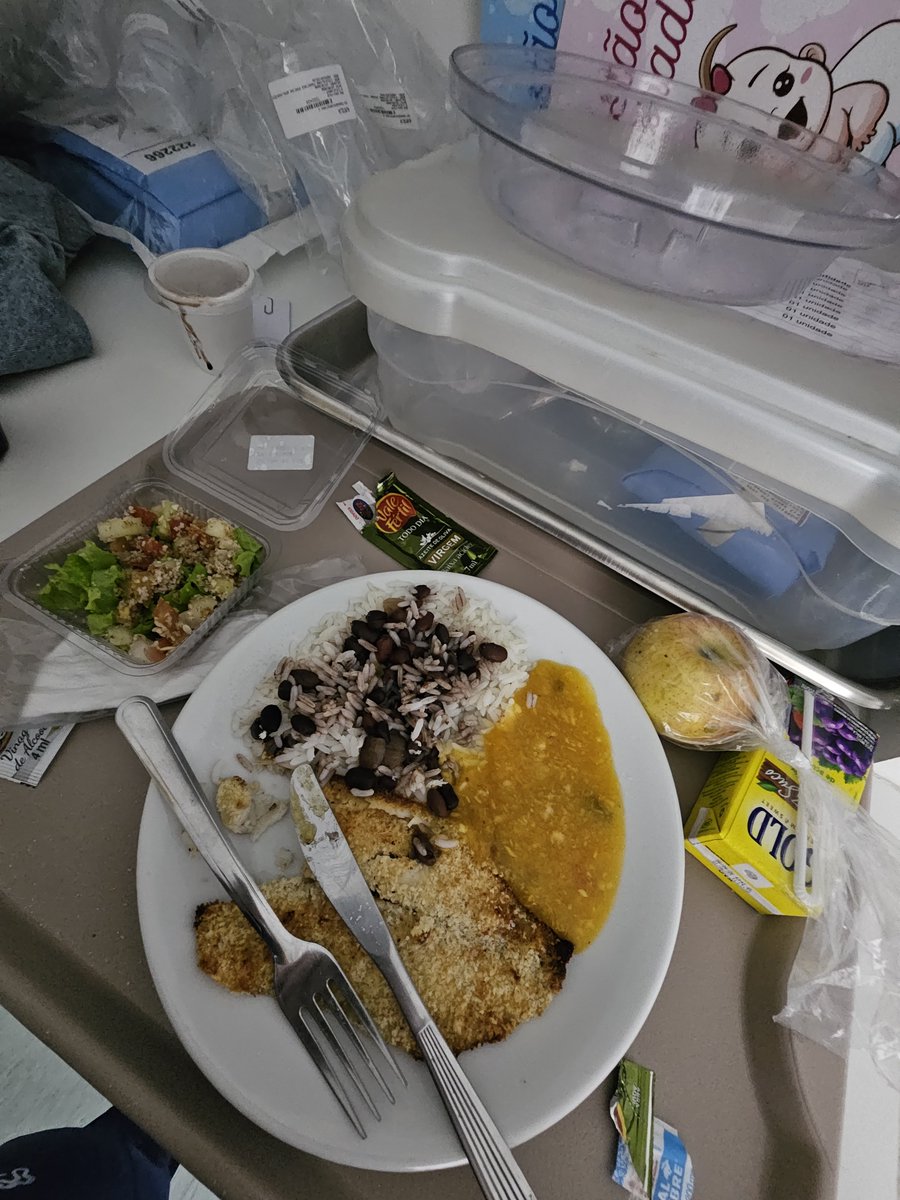 bywildfloower's tweet photo. pov: vc trabalha na obstetrícia sozinha, quando ta indo almoçar chega paciente dai vc IMPLORA pra copa trazer um prato de comida pra vc e agora ta assim comendo em pé escondida no posto kkrying https://t.co/E0rk7XUmY0