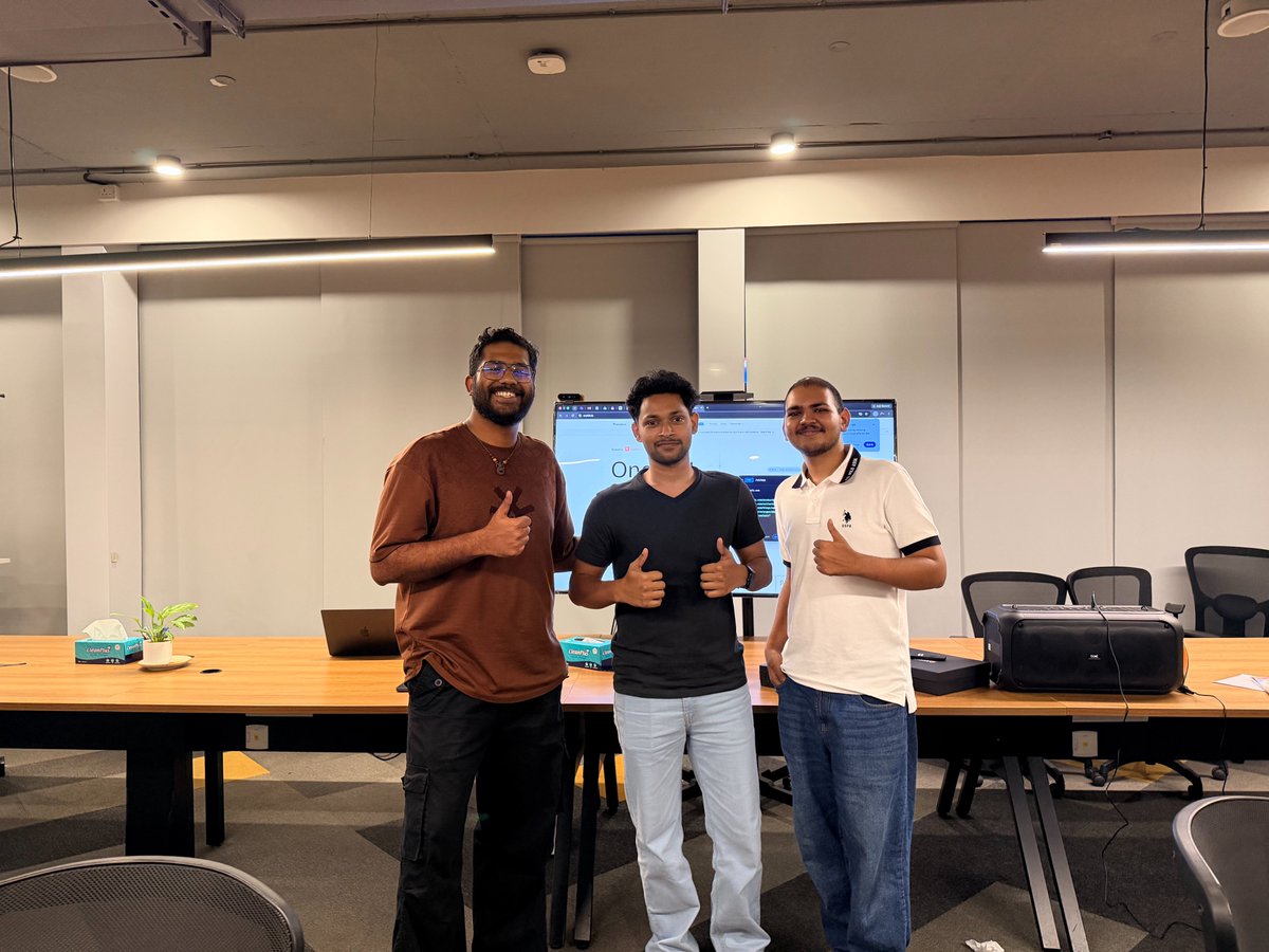 anakinHQ's tweet photo. That’s a wrap on the Nasiko Build-A-Thon 🛠️🔥

A room full of builders, a lot of ideas, and some seriously fun things shipped.

Congrats to all the winners, and big thanks to @nasikolabs and @DronaHQ for having us along for the ride ❤️

And of course, thanks to everyone who showed up and built with us!

Shoutout to our amazing team for running the show! @neutr0n420 @iSnehaBiradar @aharna_twt @shrawansaproo @Mrbbkills  ❤️