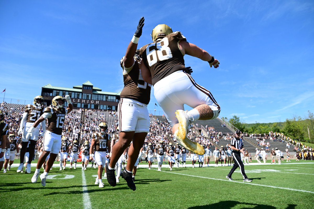 LehighFootball's tweet photo. Gritty win at Goodman!

Full gallery: https://t.co/X6rbpPqJSt

#TheNest https://t.co/vXcE9qE7Ae