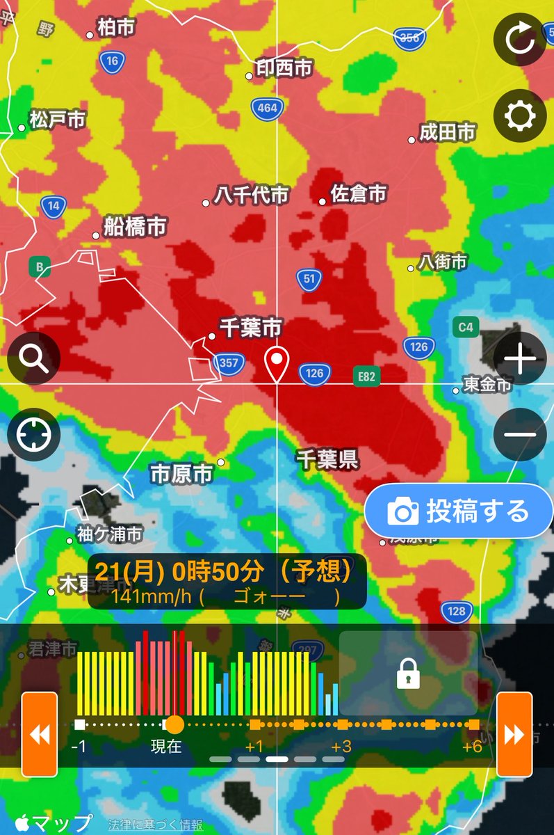 myasan_myasan's tweet photo. 8月千葉豪雨以降に浸水対策の一環で設置したカメラの映像。

1時くらいの雨は強烈でした。
ウェザーニュースのレーダーが141mm表示していた前後では、水が吹き出してきて排水キャパがギリギリでした。

いま、雨がおちついてきて迂回しながら一時帰宅中。緑区内は通行止めがちょこちょこあります。 https://t.co/W81MObngGQ
