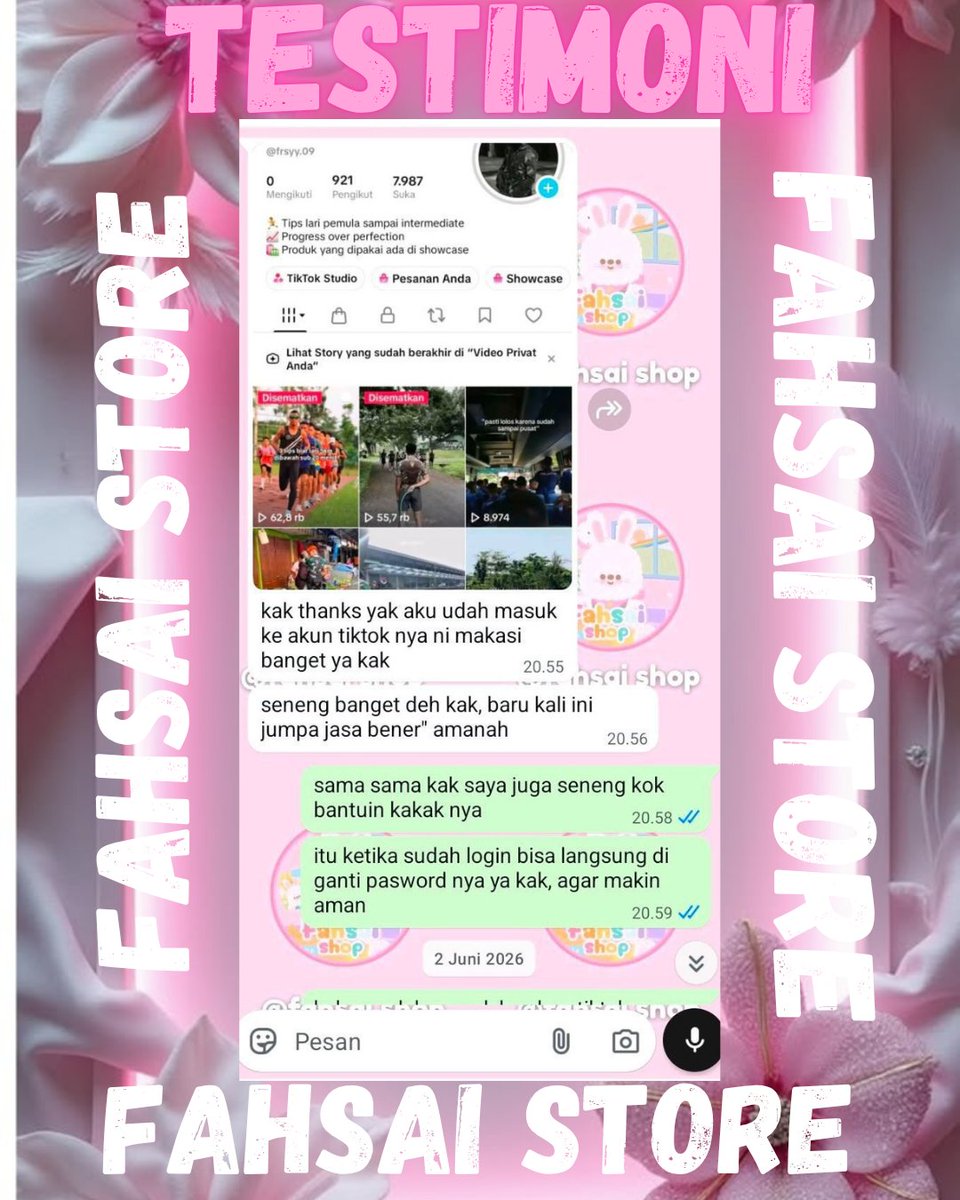 aliuaaa9's tweet photo. Malam all ✨
SudahOpen ! jasa balikin akun &amp; hack akun

✧˚ jasa pemulihan akun
- instagram, tiktok,whatsapp, line, facebook, x, gmail, telegram DLL

✧˚ hapus akun
- facebook, tiktok,instagram,whatsapp DLL

or
hack akun, sadap wa, lacak lokasi ?
જ⁀➴♡ wa di bio💯
#zonauang�� https://t.co/hqpLrgxDfi