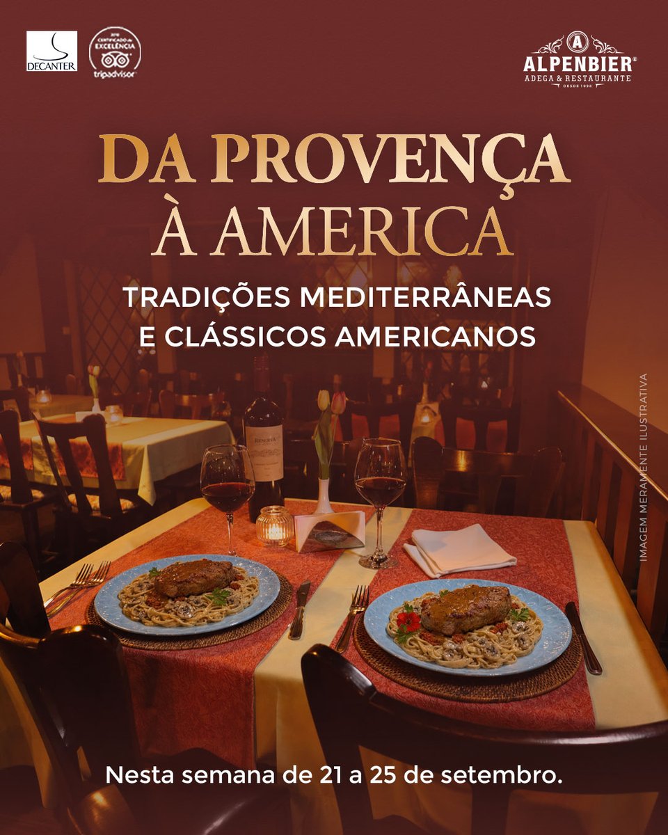 AlpenbierSBS's tweet photo. Uma inspiração que passa pelo Mediterrâneo, pelas tradições italianas e chega aos clássicos americanos, reunindo diferentes culturas em uma experiência de sabores.🍷😊
#altagastronomia #vinhos #sãobentodosul #turismoemsaobentodosul #SaborAlpenbier #AdegaAlpenbier https://t.co/172V5htEGw