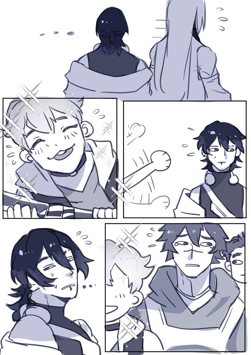 Tooth_Fairy911's tweet photo. Hi I just want to draw sett crying 

#HEARTSTEEL‌ #leagueoflegends #sett #aphelios #settphel #phelsett #fanart https://t.co/ZSx3UkafXy