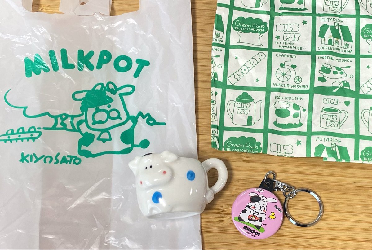 MBatsu's tweet photo. MILK POT 🍼🐮
ファンシーレトロで可愛かった♡
#ミルクポット #清里 https://t.co/PDsiVe7NFu