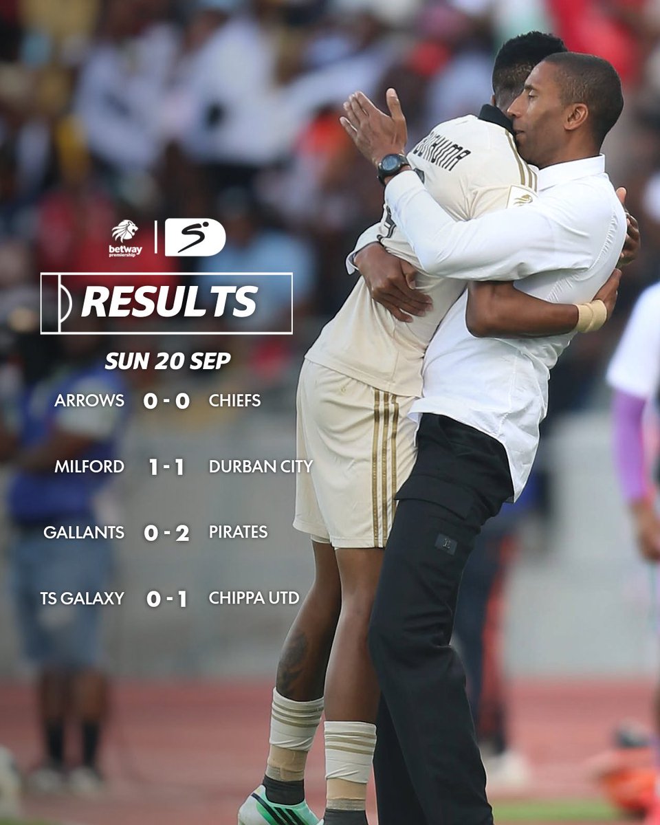 SSFootball's tweet photo. Pirates and Chippa claim victories in today's #BetwayPrem action ⚽️🏆

#SSDiski https://t.co/Fc95i8Q6Ww