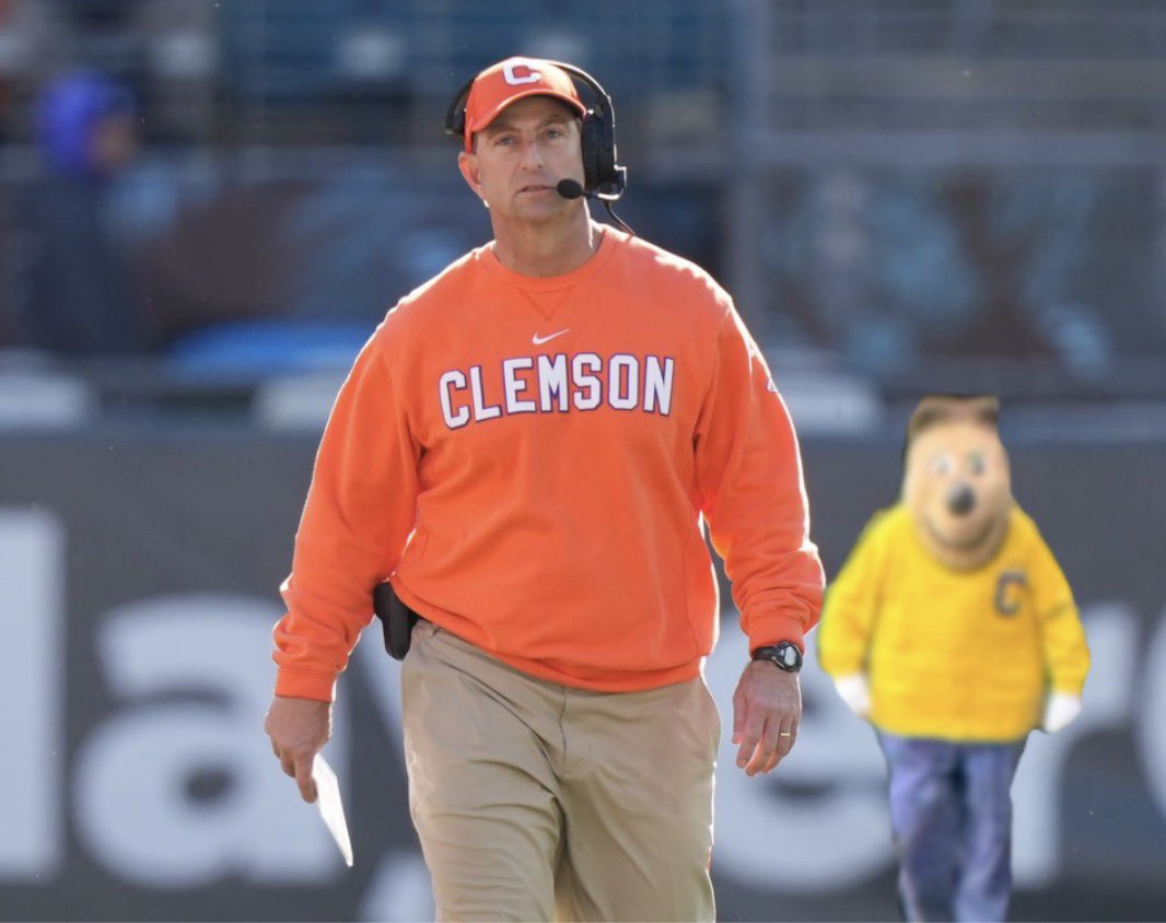 B1GDuckEnergyy's tweet photo. He’s coming for you, Dabo. https://t.co/QJd1PJV6l6