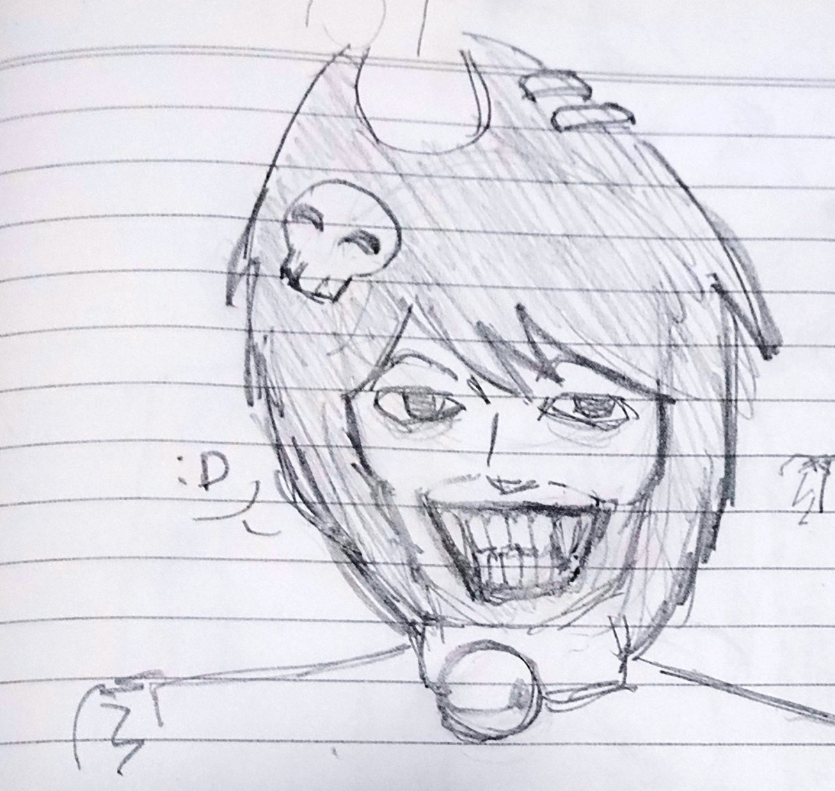 c_zardious's tweet photo. haha sooo lovely today, feel absolutely ecstatic
#fundamentalpapereducation #skell #skellfpe #fpe #goodday #drawing #darkhomosexualprince https://t.co/S10cZaKOfs