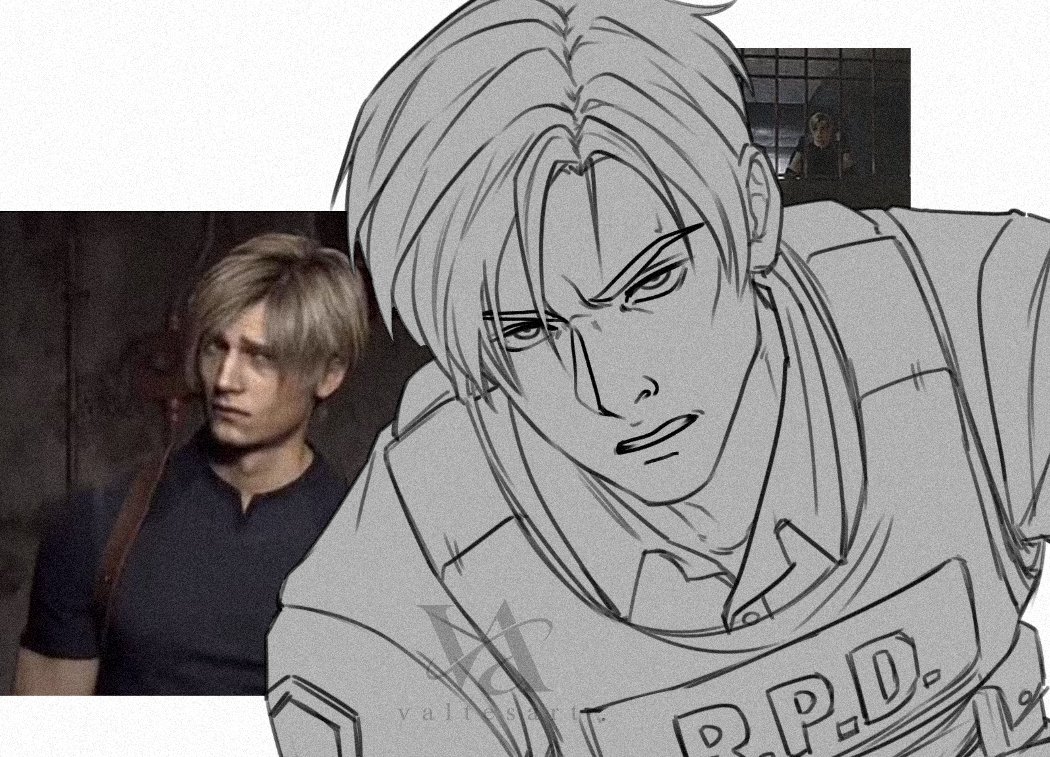 valtesart's tweet photo. another wip i guess🤐
...
do u ever look at someone and wonder what's going on inside their head

#dbd #leonkennedy #leon #michaelmyers https://t.co/zql3s2iv89