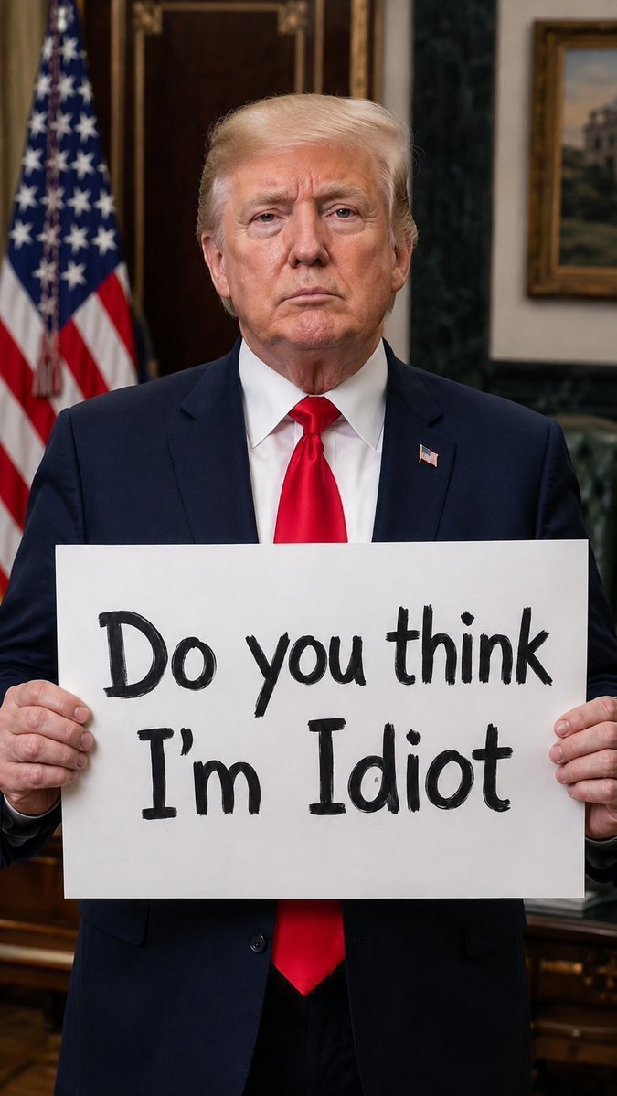 0EricTrumpQ's tweet photo. What do you think about Donald Trump?

A) Strong Leader 💪 

B) An Idiot 🤬 https://t.co/4JrJFn25fH