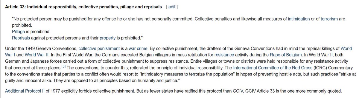 Bill_Owen's tweet photo. It's called #collectivepunishment and it's a war crime. https://t.co/ZvyyyOnxw1