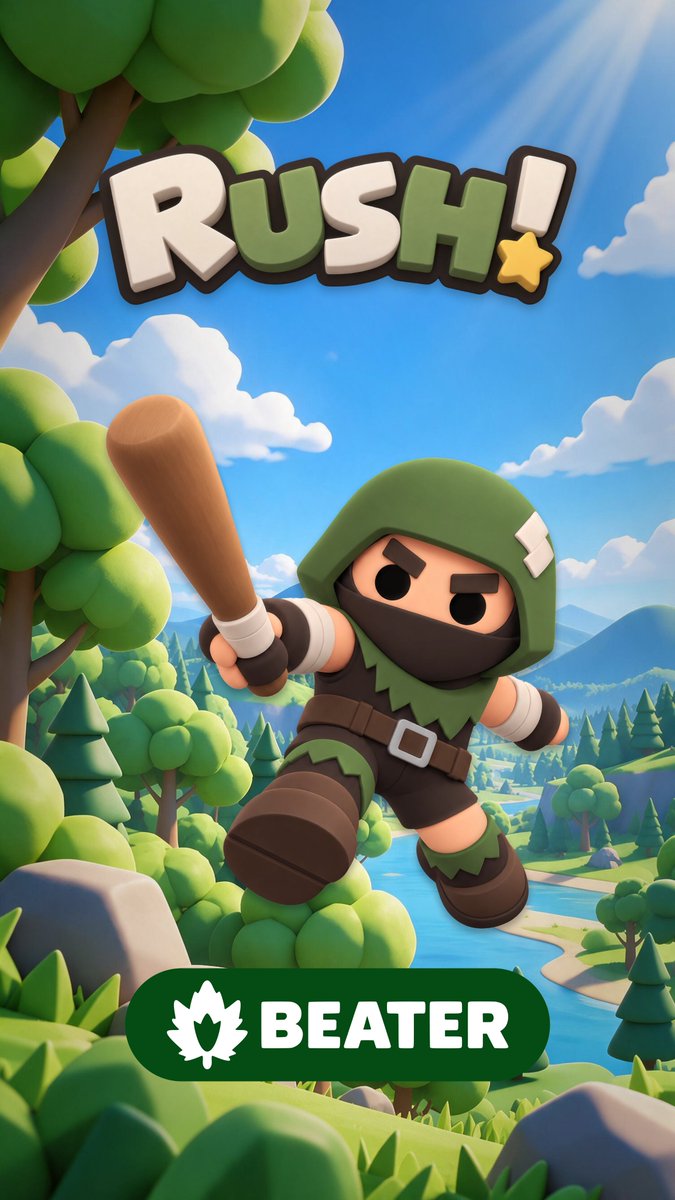 rushthegame_off's tweet photo. Meet BEATER! 🏏 This Forest Gang Rebel is small, but his bat hits hard.
What do you think his special ability is on the arena? 👇
#RUSHGame #MobileGames #StrategyGame #IndieDev #GodotEngine #GameDev https://t.co/vw81THx3De
