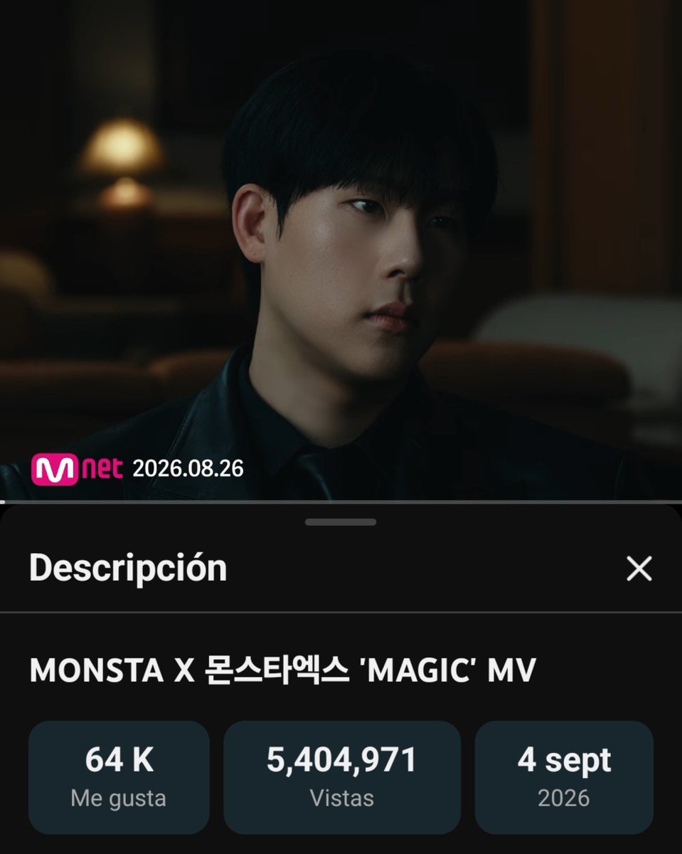 MonweneeArg's tweet photo. Muy bien monbebe ❤️

Ya llegamos a los 5.4M 🎉🎉

Sigamos así, aumentando vistas sostenidamente 💪

#MONSTA_X #MONSTAX #몬스타엑스 #ThePhase #MAGIC #몬베베 #MONBEBE https://t.co/22BVJnM4LG