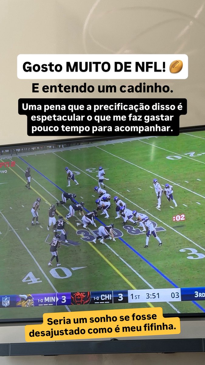 pablootipster's tweet photo. NFL é encantadora pra quem sabe apreciar o jogo.

Uma pena ser tão ajustada. https://t.co/MKe9novb21