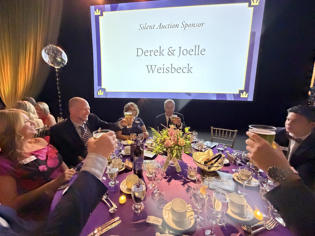 WeisbeckDerek's tweet photo. Thank you to the @rahfoundation for a wonderful evening, I appreciate all you do! @JoelleWeisbeck #RoyalBall2026 #RoyalAlex #TheRoyalBall #RAHFoundation https://t.co/ezmlEwGNZu